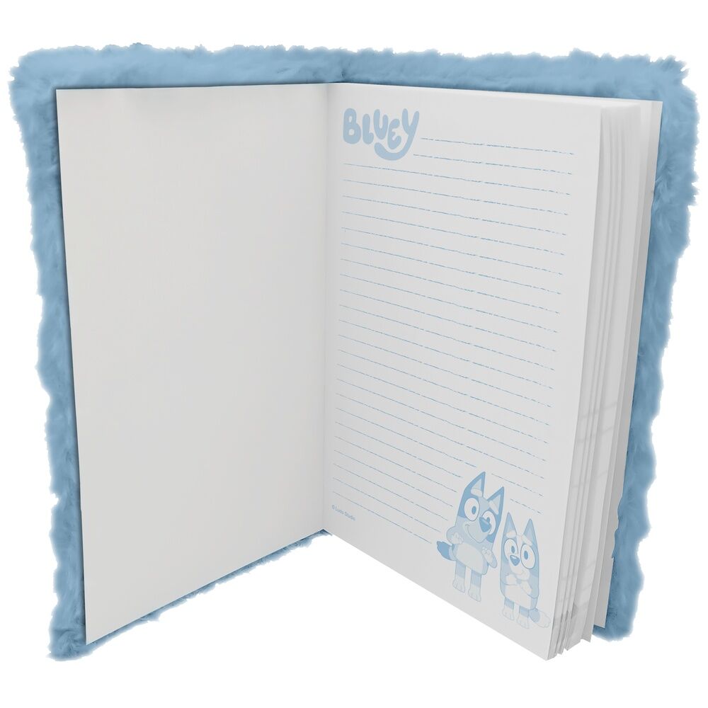Bluey A5 Plush notebook Nerdscape