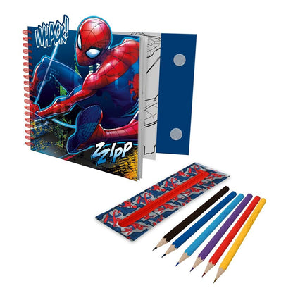 Cahier d'activités Marvel Spiderman avec étui amovible