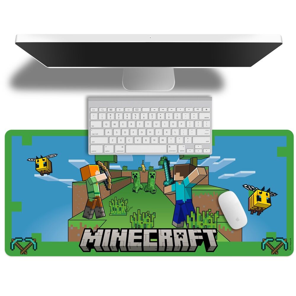 Minecraft gaming desk mat Nerdscape