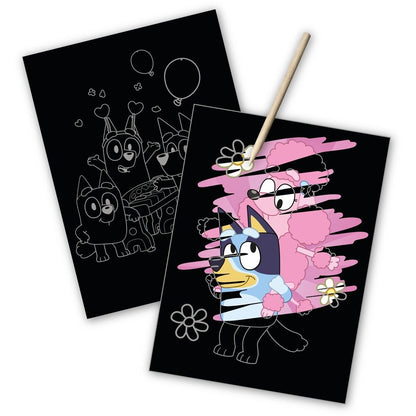 Bluey Scratch stationery set Nerdscape
