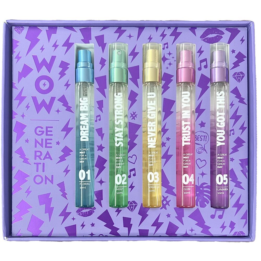 Wow Generation 5 Scented Body Mist set Nerdscape