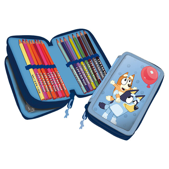 Bluey double pencil case Nerdscape