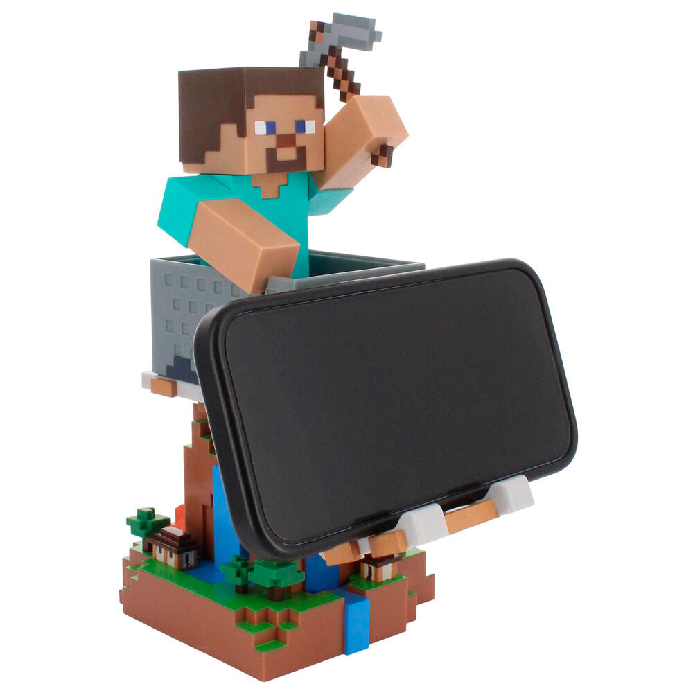 Minecraft Steve clamping bracket Cable guy 20cm Nerdscape