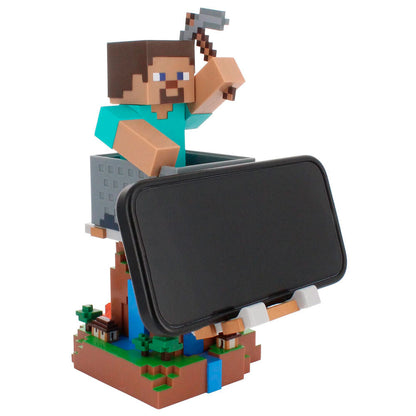 Minecraft Steve clamping bracket Cable guy 20cm Nerdscape