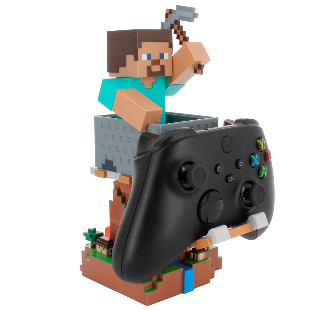 Minecraft Steve clamping bracket Cable guy 20cm Nerdscape