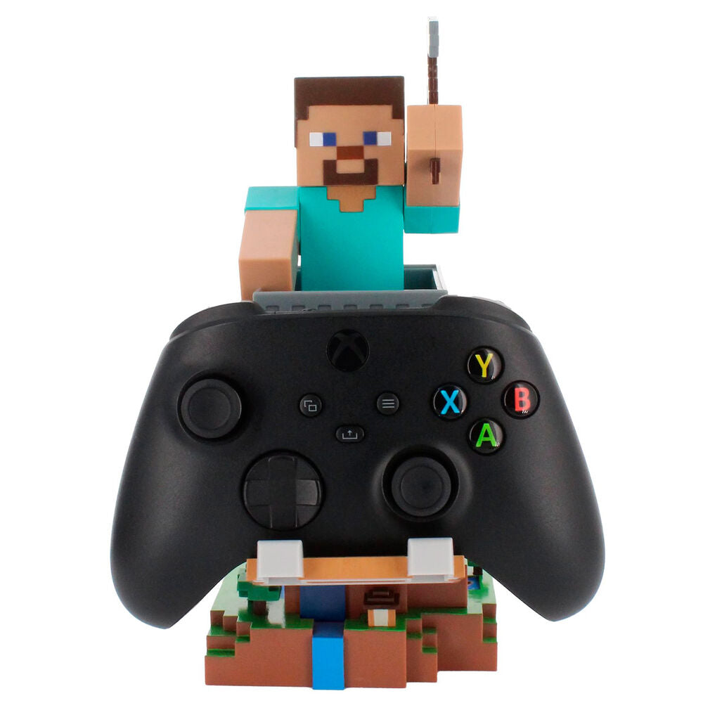 Minecraft Steve clamping bracket Cable guy 20cm Nerdscape