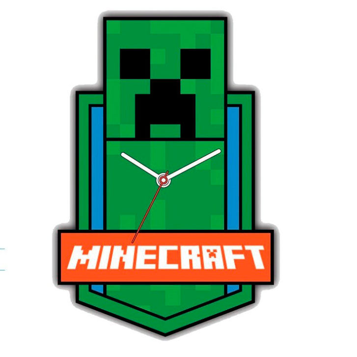 Minecraft Wall clock Nerdscape