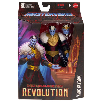 Masters of the Universe King Keldor Revolution - Figura da Collezione 17,7cm - Nerdscape Nerdscape