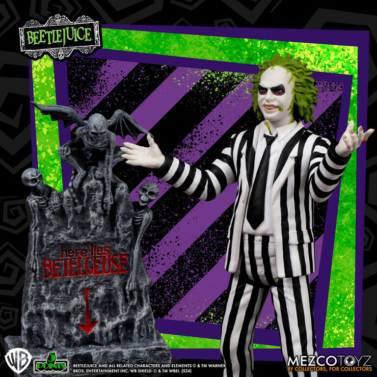 Beetlejuice - Beetlejuice Striped Suite figure 9.5cm