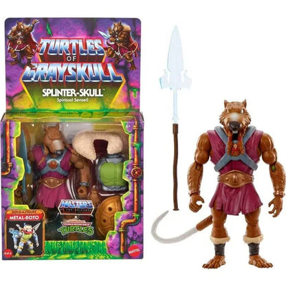 Masters of the Universe Turtles of Grayskull Splinter-Skull figure 14cm Nerdscape