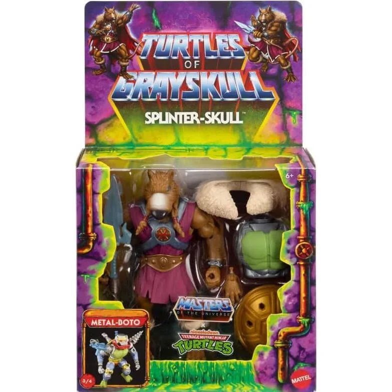 Masters of the Universe Turtles of Grayskull Splinter-Skull figure 14cm Nerdscape
