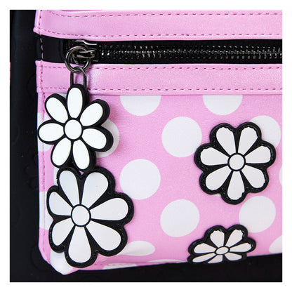 Loungefly Disney Minnie Floral Rock the Dots backpack Nerdscape