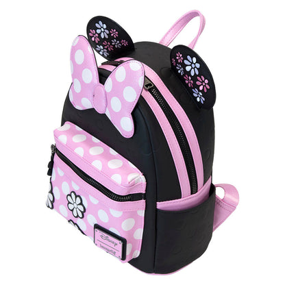 Loungefly Disney Minnie Floral Rock the Dots backpack Nerdscape