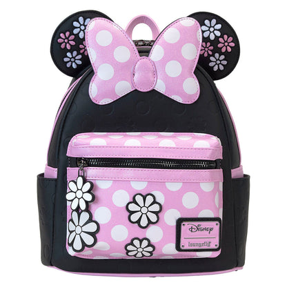Loungefly Disney Minnie Floral Rock the Dots backpack Nerdscape