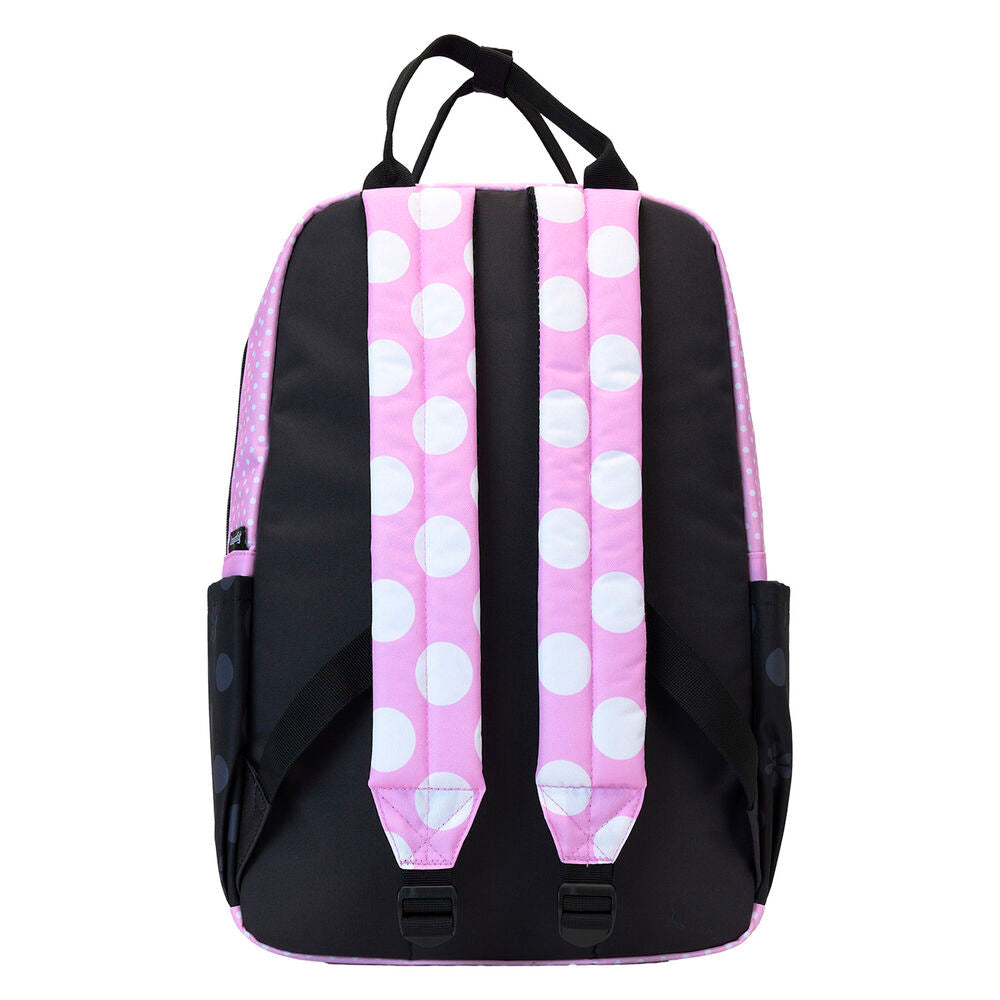 Loungefly Disney Minnie Floral Rock the Dots nylon backpack Nerdscape