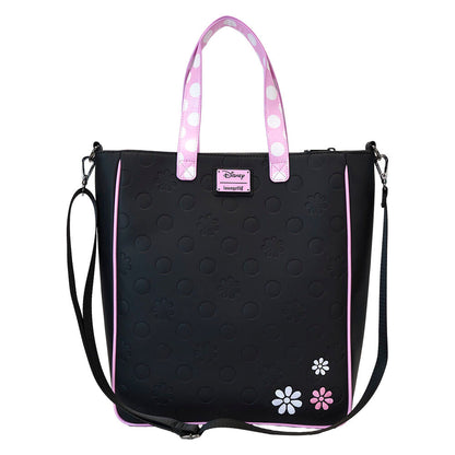 Loungefly Disney Minnie Floral Rock the Dots tote bag with coin bag Nerdscape
