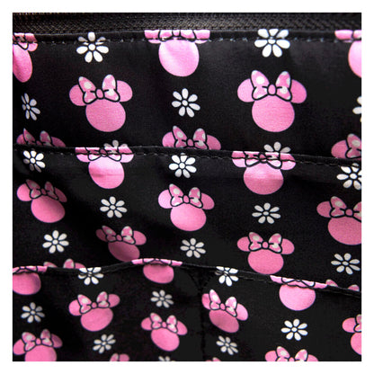 Loungefly Disney Minnie Floral Rock the Dots tote bag with coin bag Nerdscape