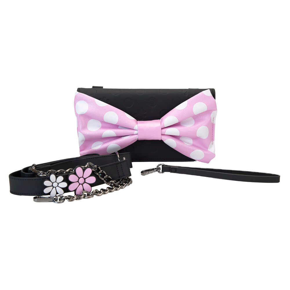 Loungefly Disney Minnie Floral Rock the Dots shoulder bag Nerdscape