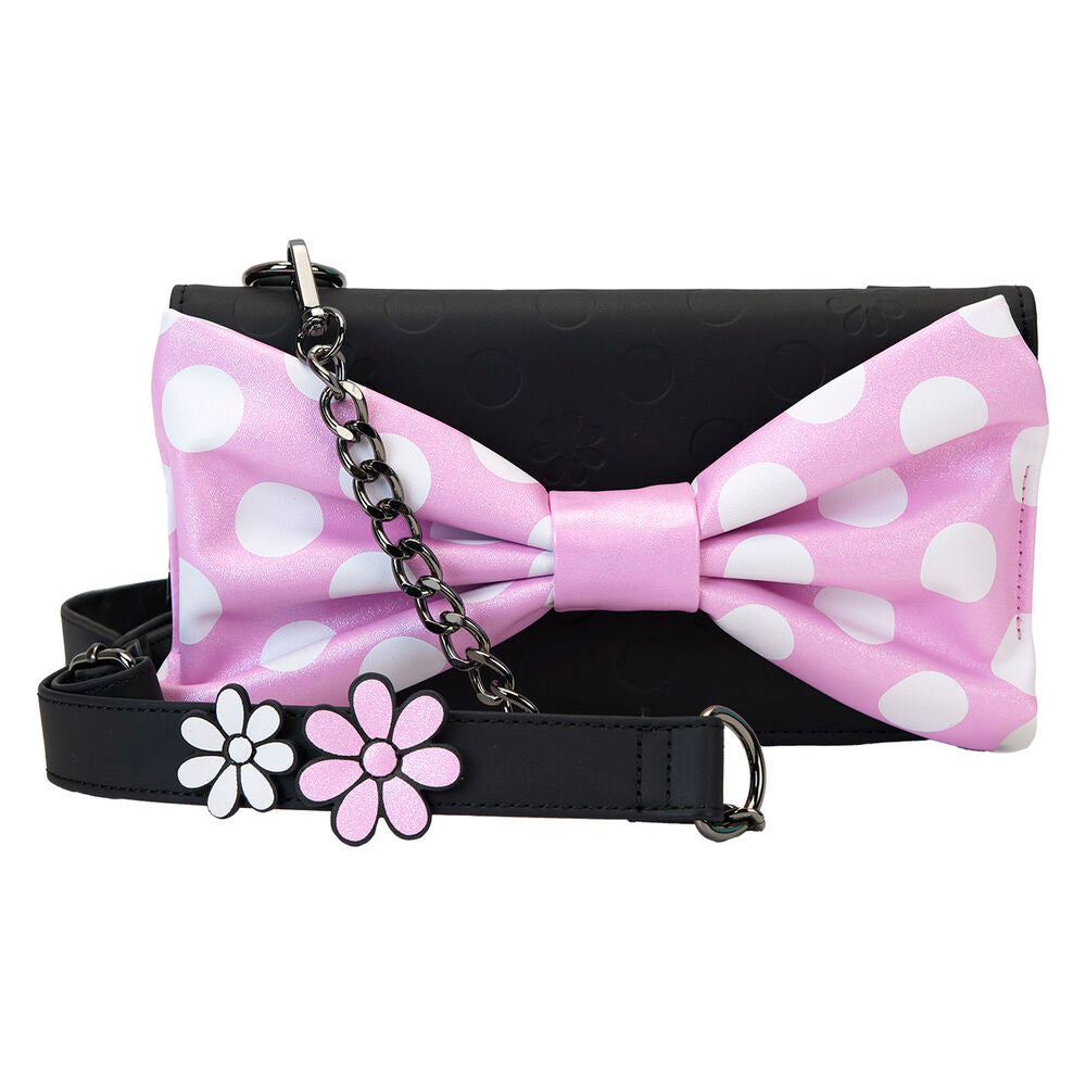 Loungefly Disney Minnie Floral Rock the Dots shoulder bag Nerdscape