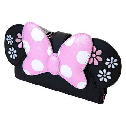 Loungefly Disney Minnie Floral Rock the Dots wallet Nerdscape