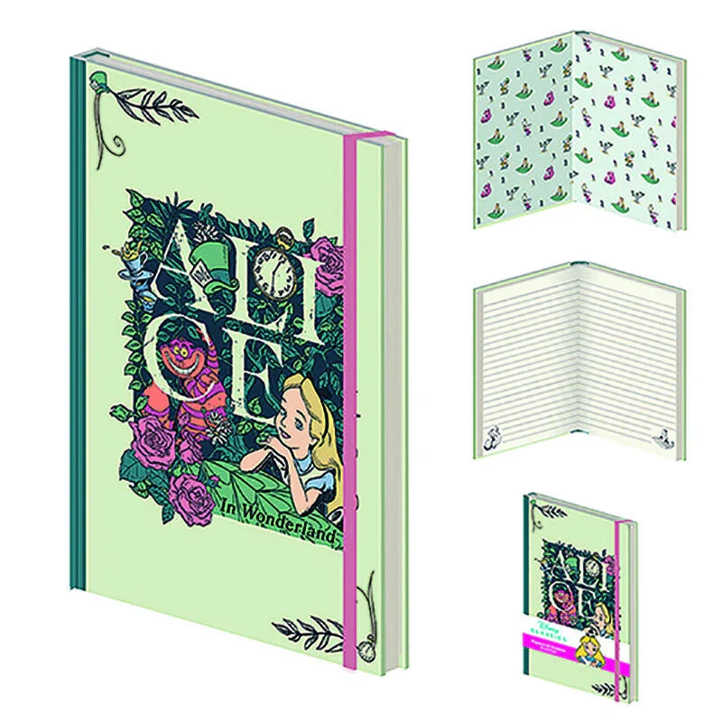 Disney Alice in Wonderland Premium A5 notebook Nerdscape