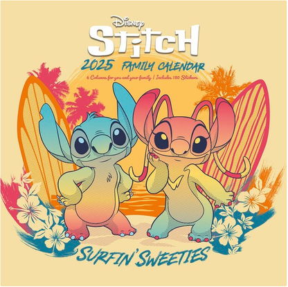 Disney Stitch Family planning calendar Nerdscape