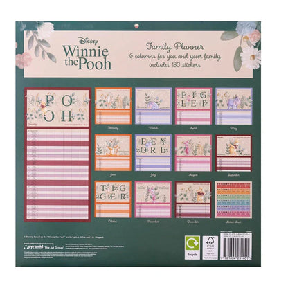 Disney Winnie the Pooh Family planning calendar Nerdscape
