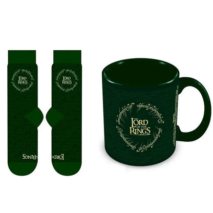 The Lord of the Rings mug and socks set Nerdscape