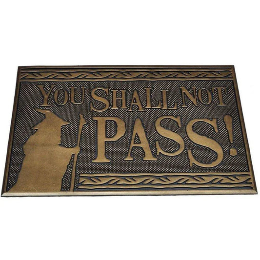 The Lord of the Rings You Shall Not Pass doormat Nerdscape