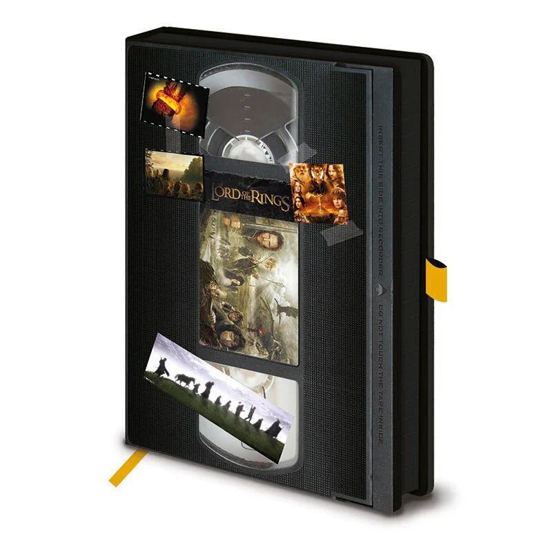 The Lord of the Rings VHS A5 premium notebook Nerdscape