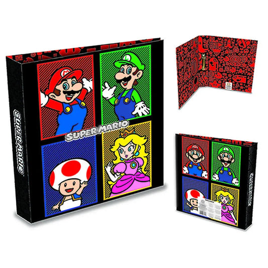 Super Mario Bros A4 folder rings Nerdscape
