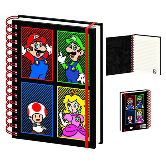 Super Mario Bros A5 notebook Nerdscape