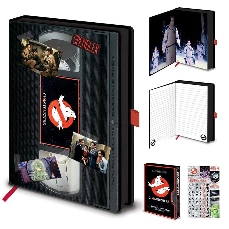 Ghostbusters VHS A5 premium notebook Nerdscape