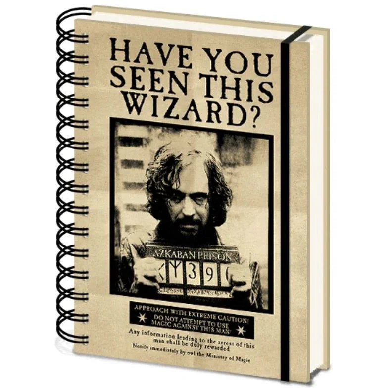 Harry Potter Harry & Sirus posters A5 lenticular notebook Nerdscape