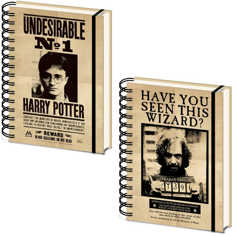 Harry Potter Harry & Sirus posters A5 lenticular notebook Nerdscape