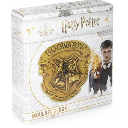 Harry Potter Hogwarts shield clock Nerdscape