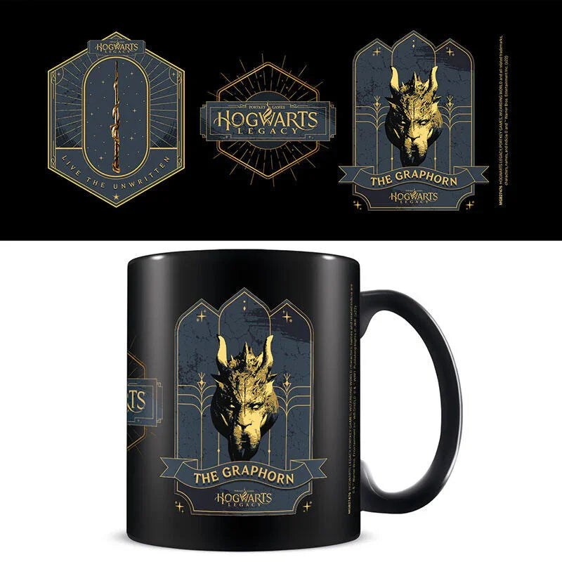 Harry Potter The Graphorn and Black Wand mug 315ml Nerdscape