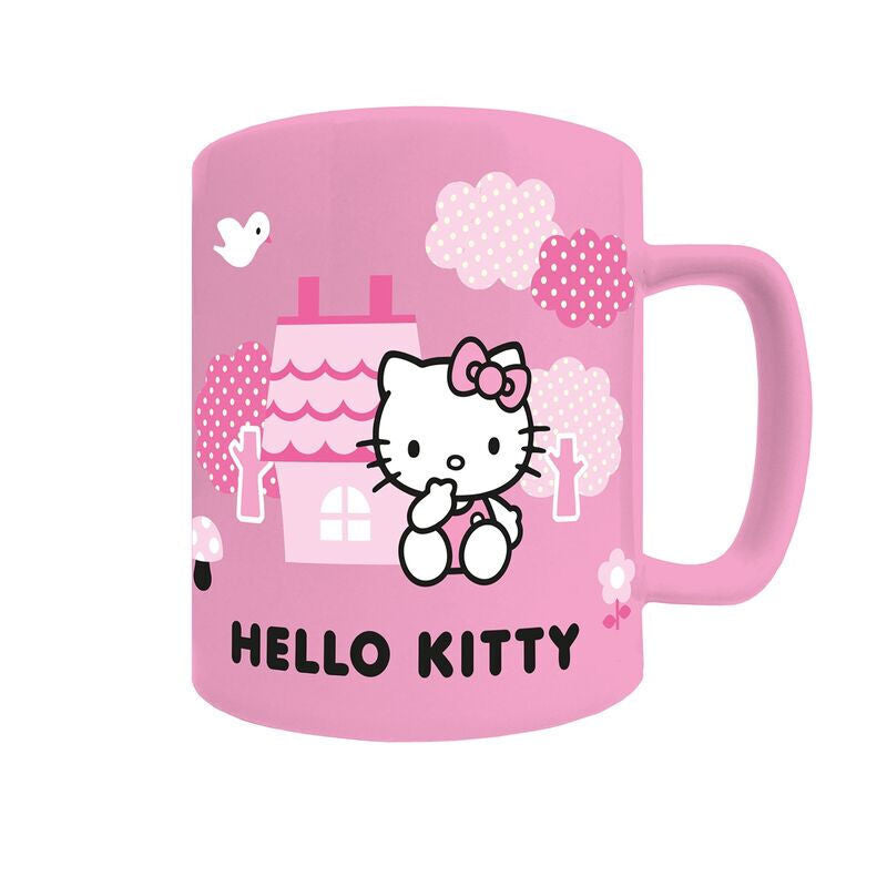 Hello Kitty Mug with teddy bear cover 440ml Nerdscape
