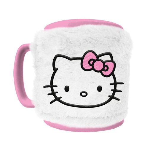 Hello Kitty Mug with teddy bear cover 440ml Nerdscape