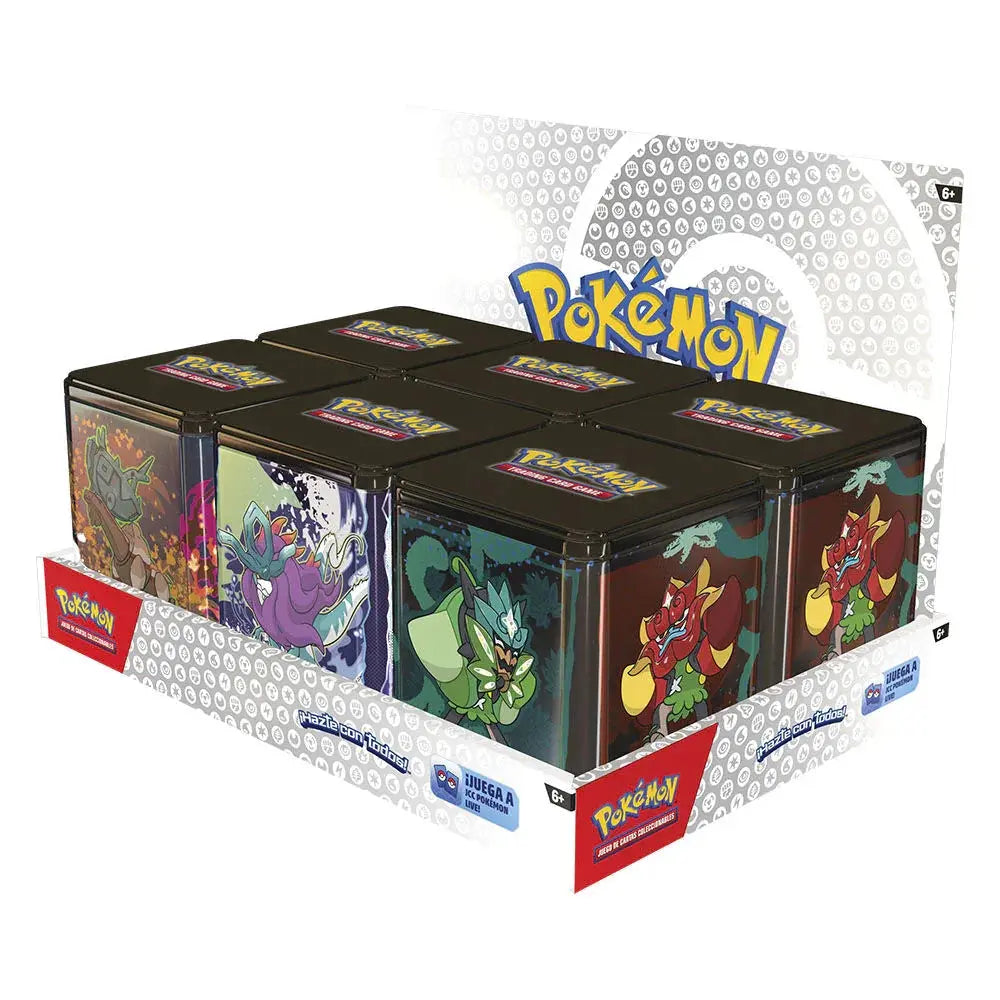 Spanish Pokemon Tin Collectible card game Nerdscape