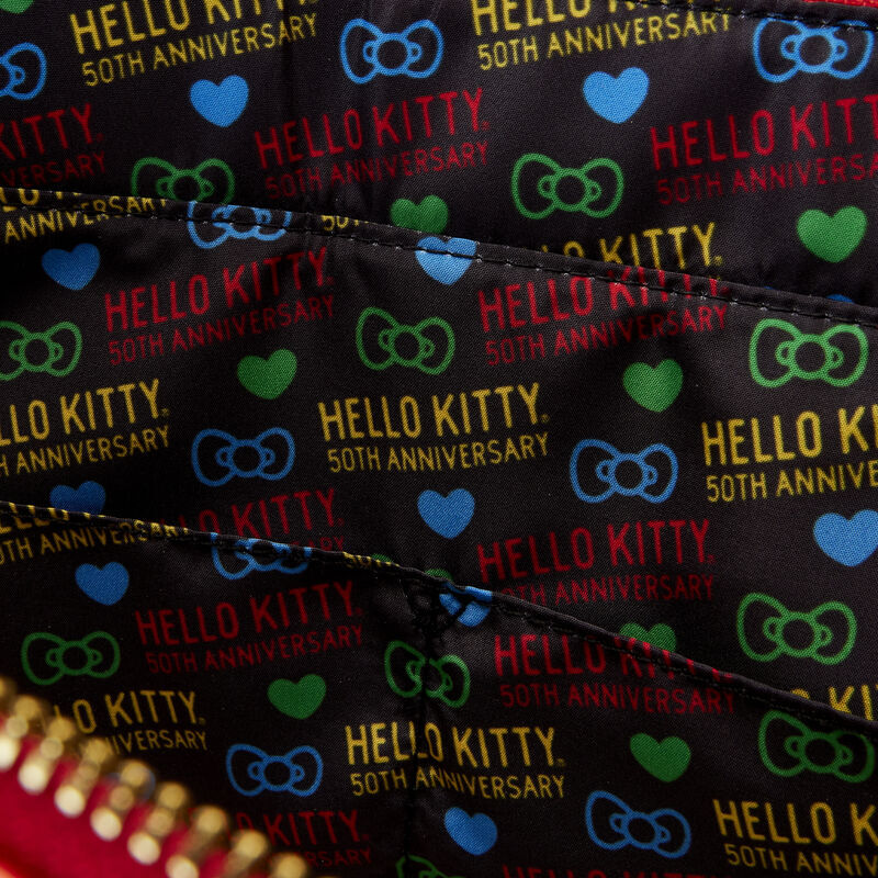 Loungefly Hello Kitty 50th Anniversary tote bag with coin bag Nerdscape