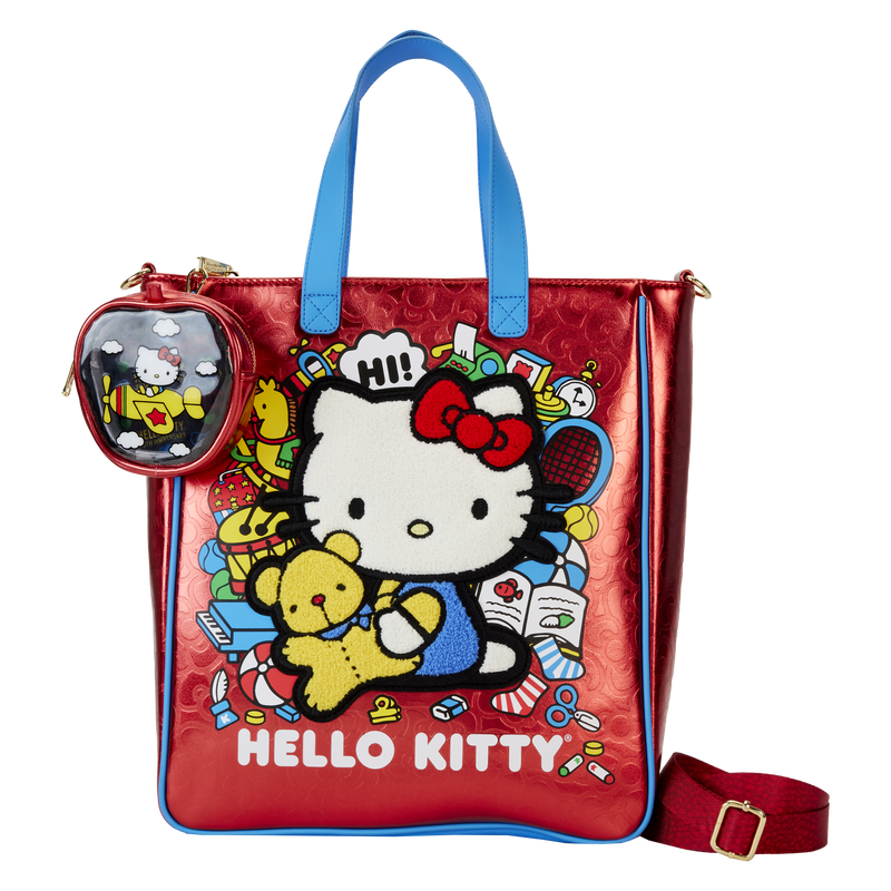 Loungefly Hello Kitty 50th Anniversary tote bag with coin bag Nerdscape