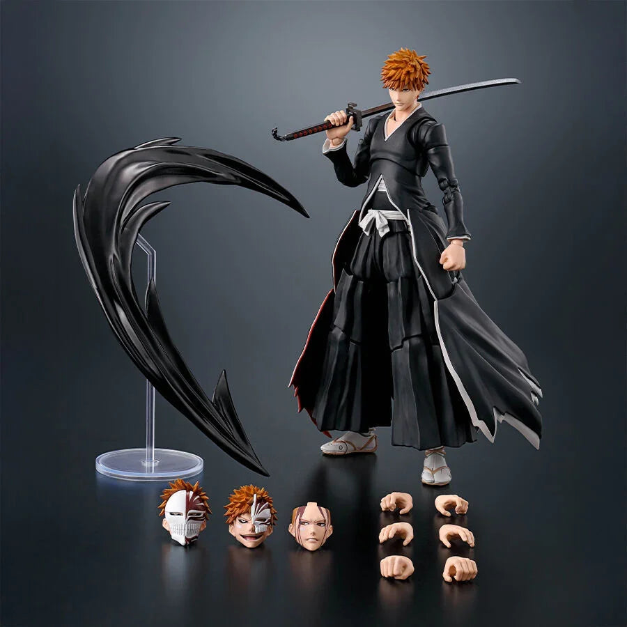 S.H. Figuarts Ichigo Kurosaki Getsugatensho - Figura da Collezione 15,5cm - Nerdscape Nerdscape