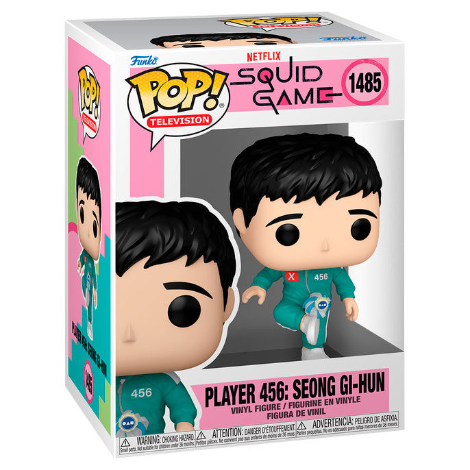 Funko Pop! Squid Game Seong Gi-Hun 454 - Figura da Collezione Vinyl Nerdscape