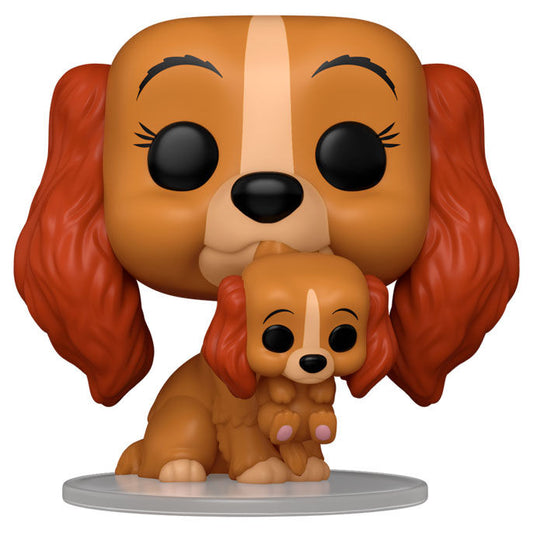 Funko Pop! Disney Lady and the Tramp Lady with Puppy - Figura da Collezione Vinyl