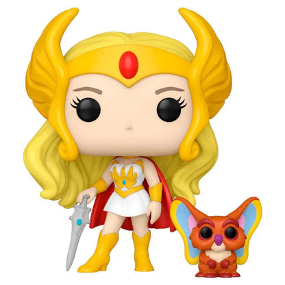 Funko Pop! Masters of the Universe She-Ra & Kowl - Figura da Collezione Vinyl Nerdscape