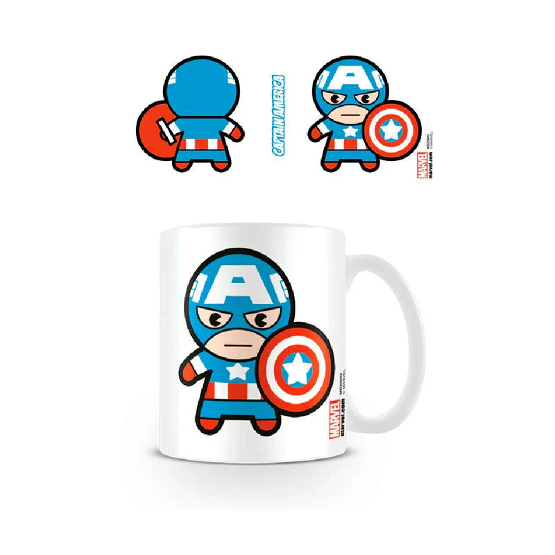 Marvel Captain America Kawaii mug 315ml Nerdscape