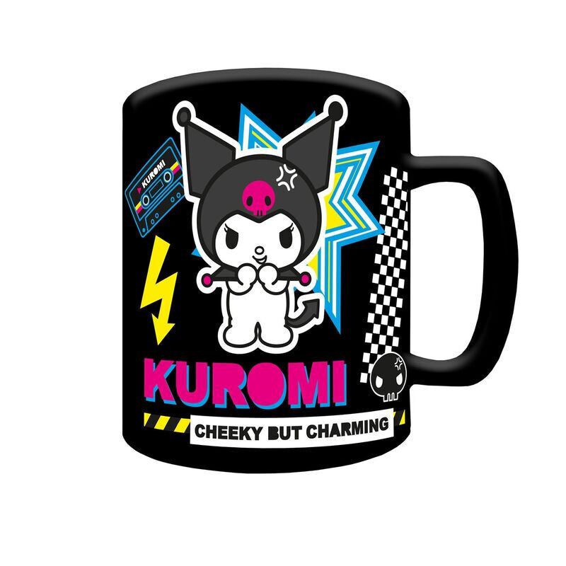 Hello Kitty Kuromi Mug with teddy bear cover 440ml Nerdscape