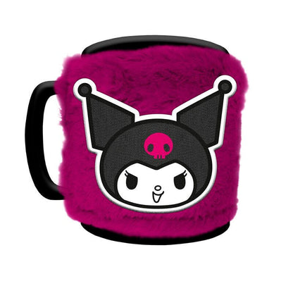 Hello Kitty Kuromi Mug with teddy bear cover 440ml Nerdscape