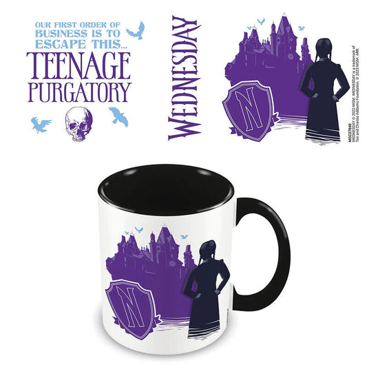 Wednesday Teenage Purgatory mug 315ml Nerdscape